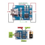 DIY Φορτιστής μπαταριών λιθίου Mini USB 5V 1Α